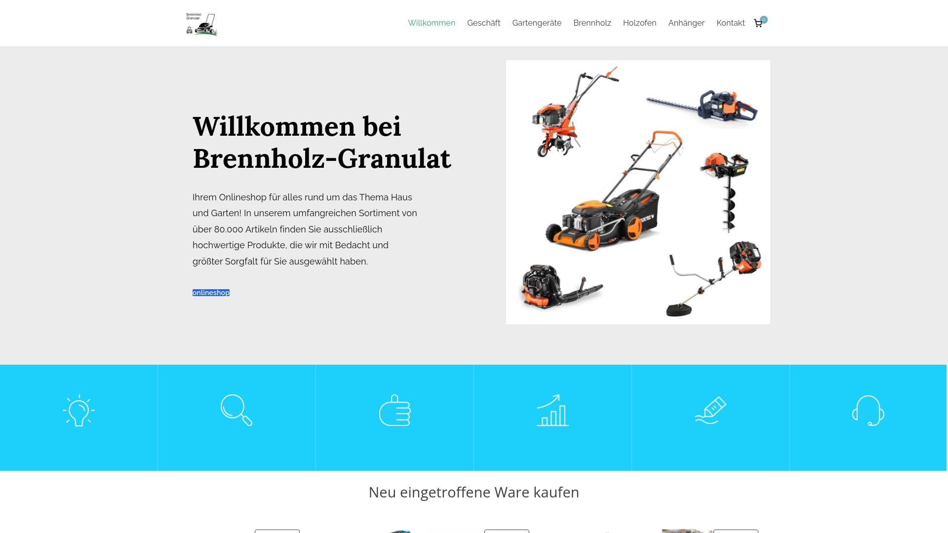 Screenshot brennholz-granulat.com