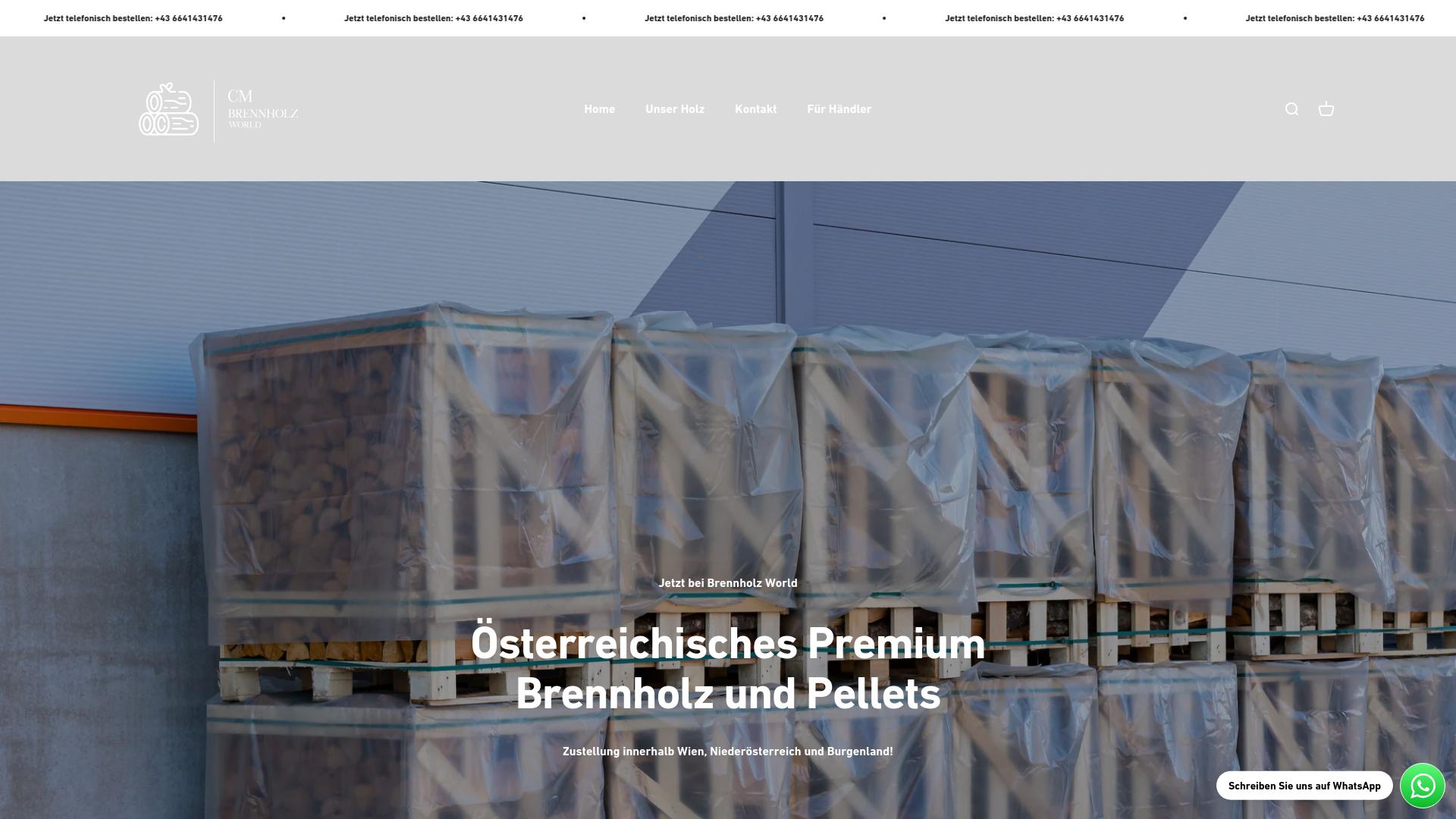 Screenshot brennholz-world.at
