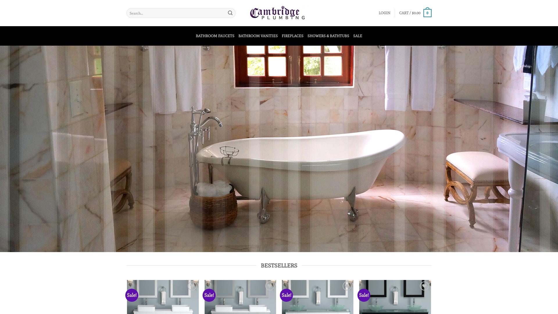 Screenshot cambridgebathroom.com