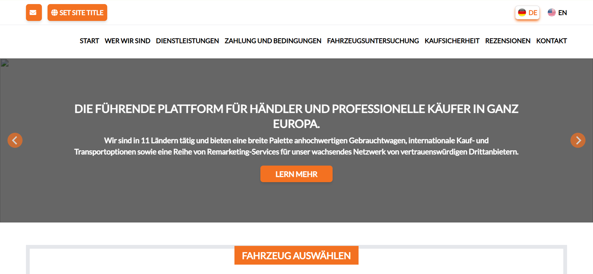 Screenshot chh-shipping.de
