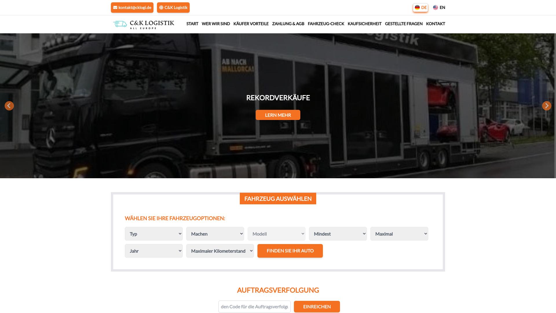 Screenshot cklogi.de
