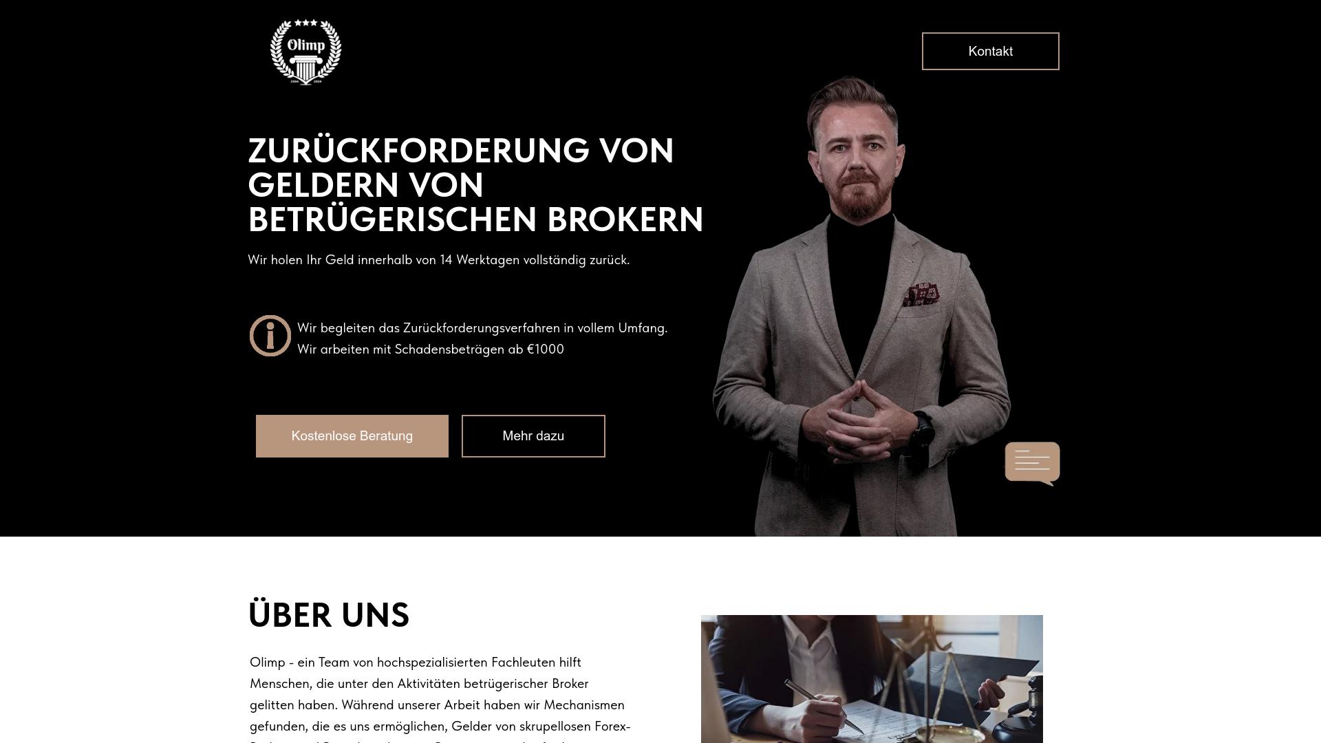 Screenshot de-gojurist.site