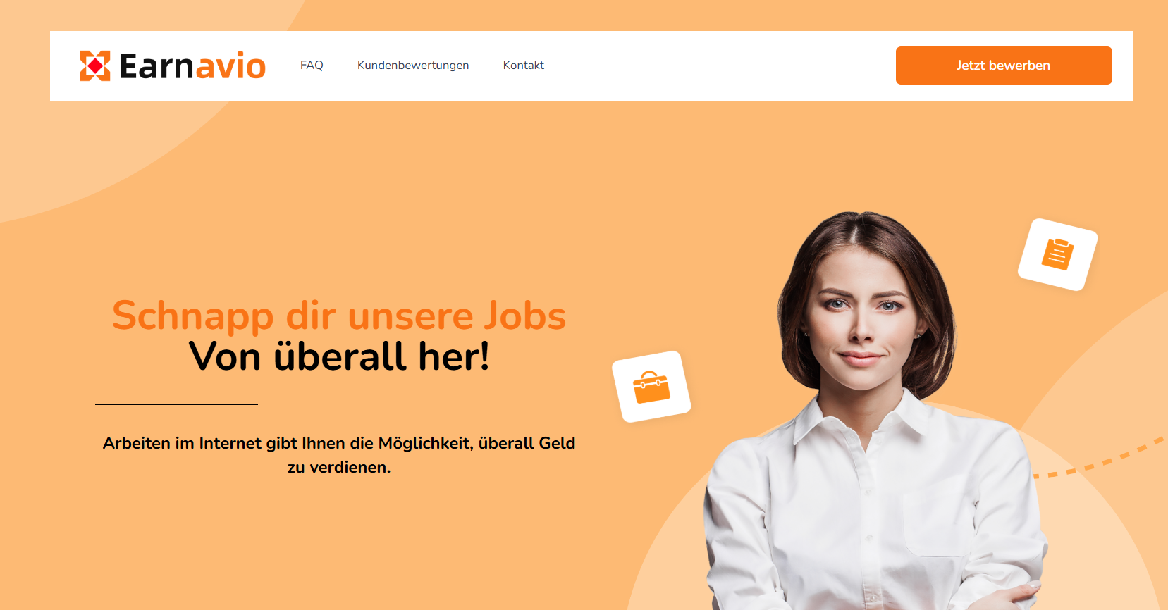 Screenshot earnavioat.works
