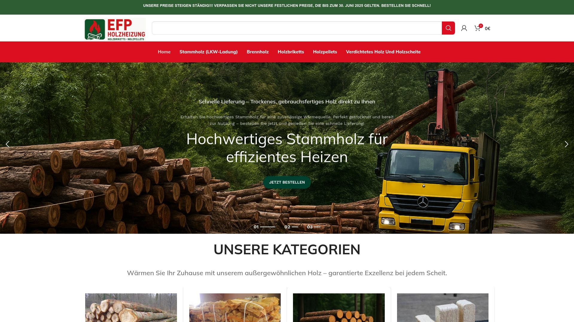 Screenshot efp-holzheizung.com