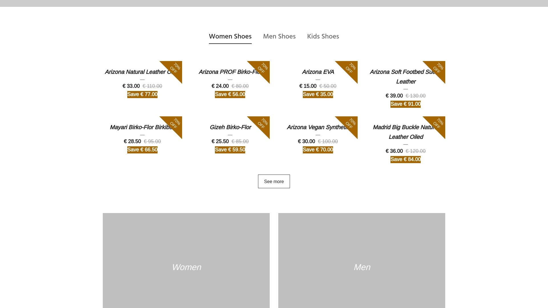 Screenshot euoutletsshoesonline.com