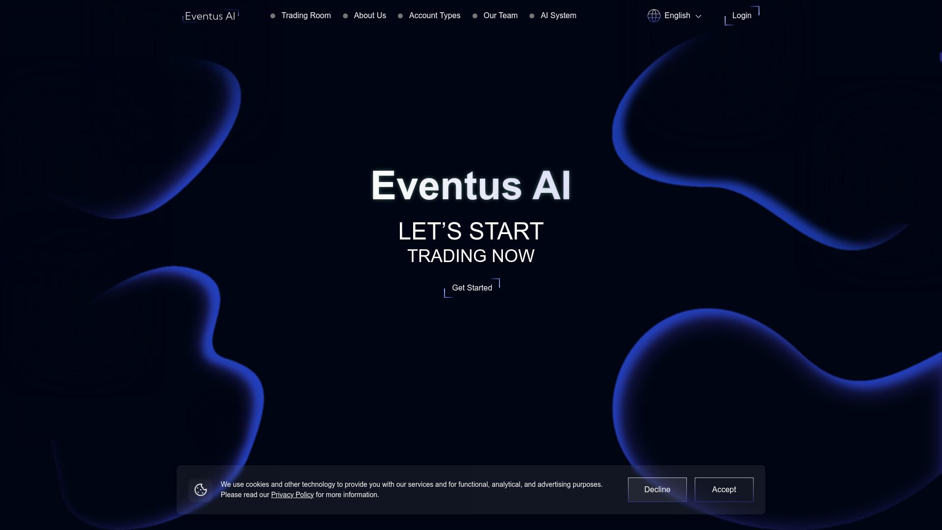 Screenshot eventus-ai.org