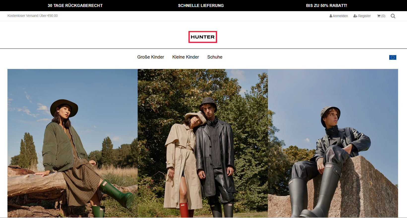 Screenshot hunter-austria.at