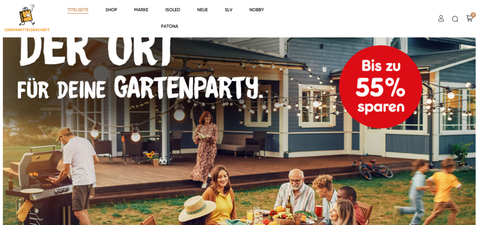 Screenshot lebensmittelgeschaft.com