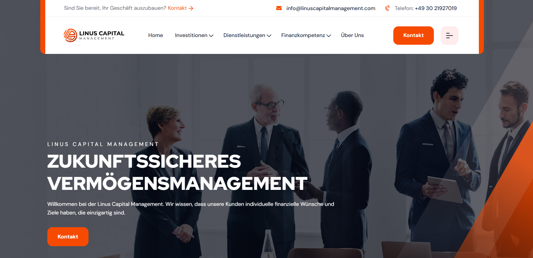 Screenshot linuscapitalmanagement.com