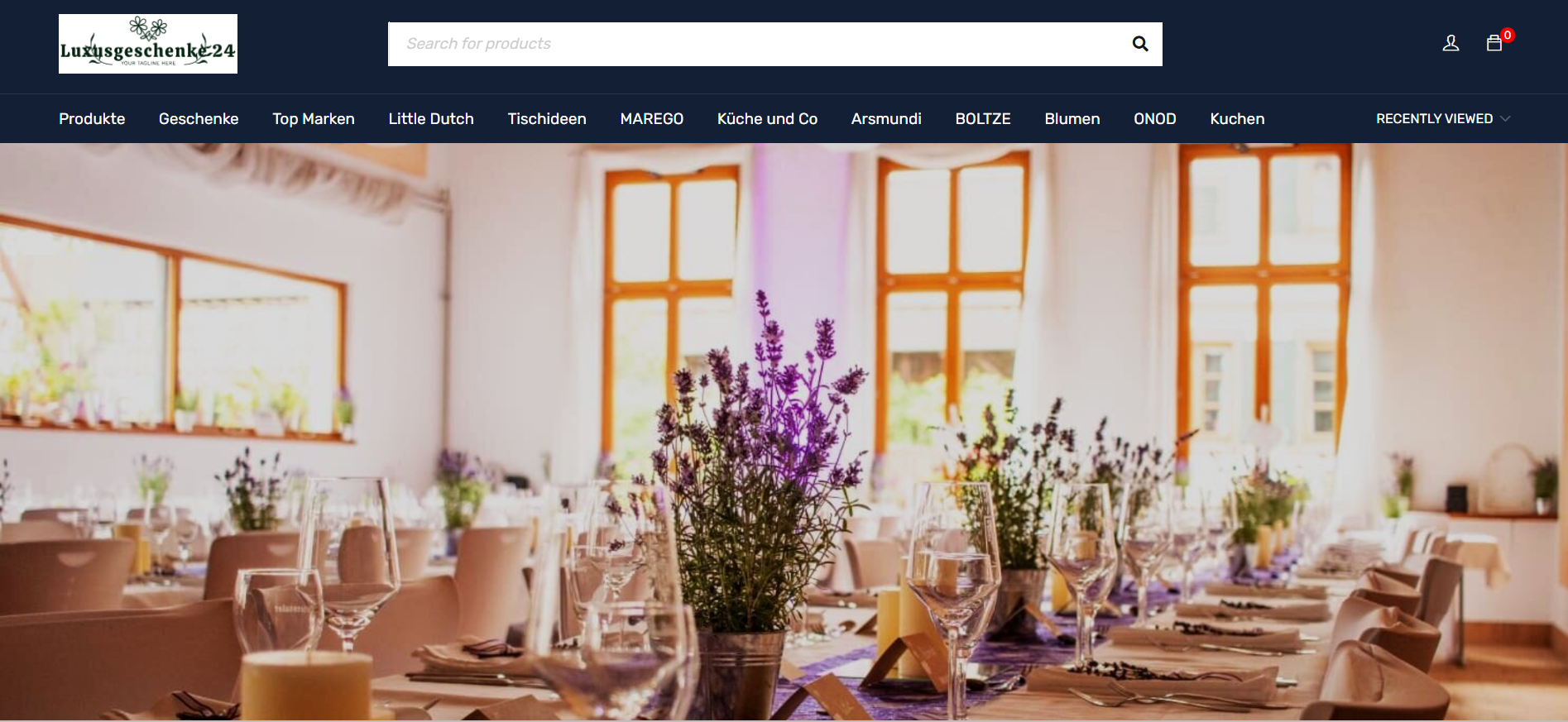 Screenshot luxusgeschenke24.com