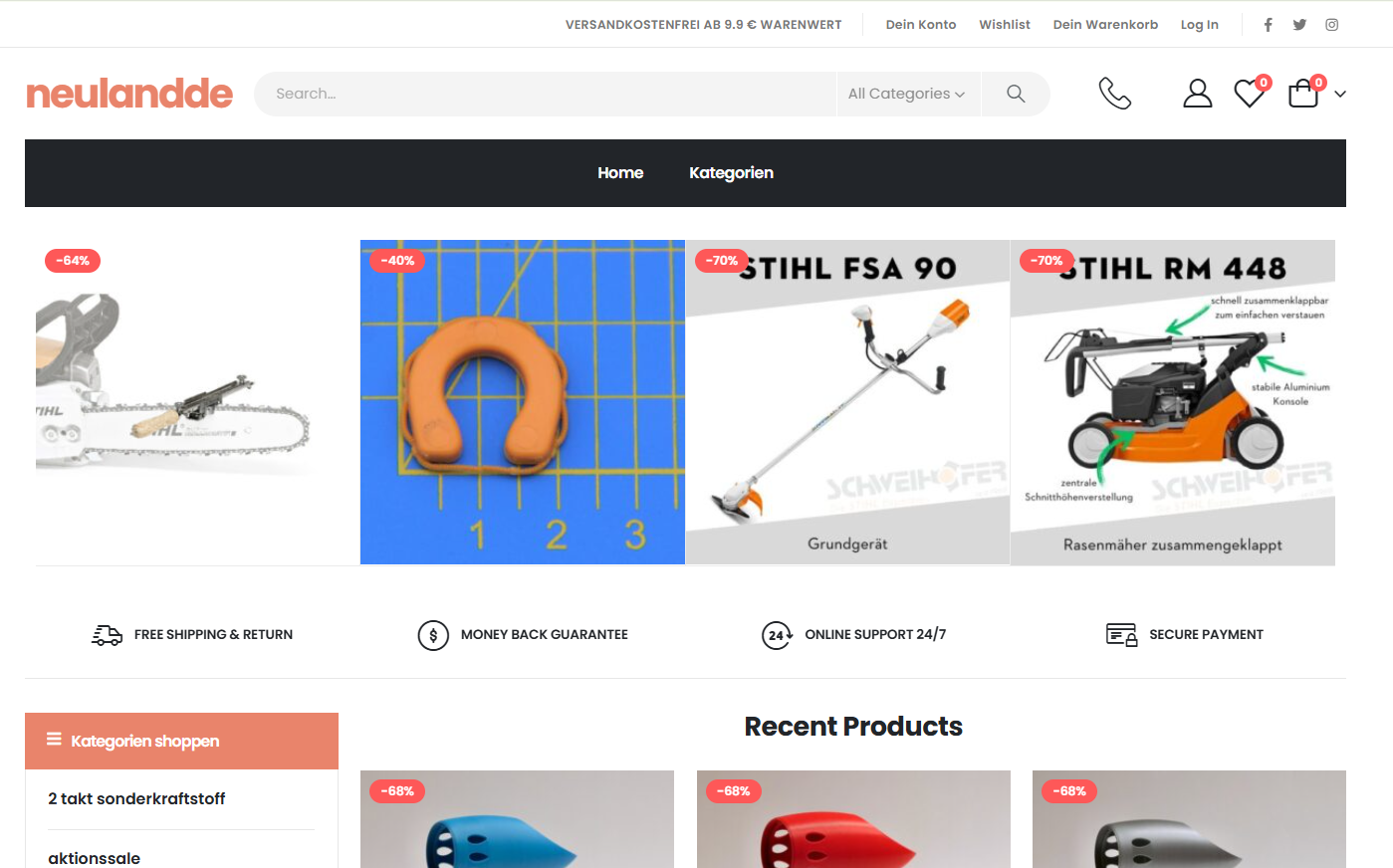 Screenshot neulanddeeu.shop