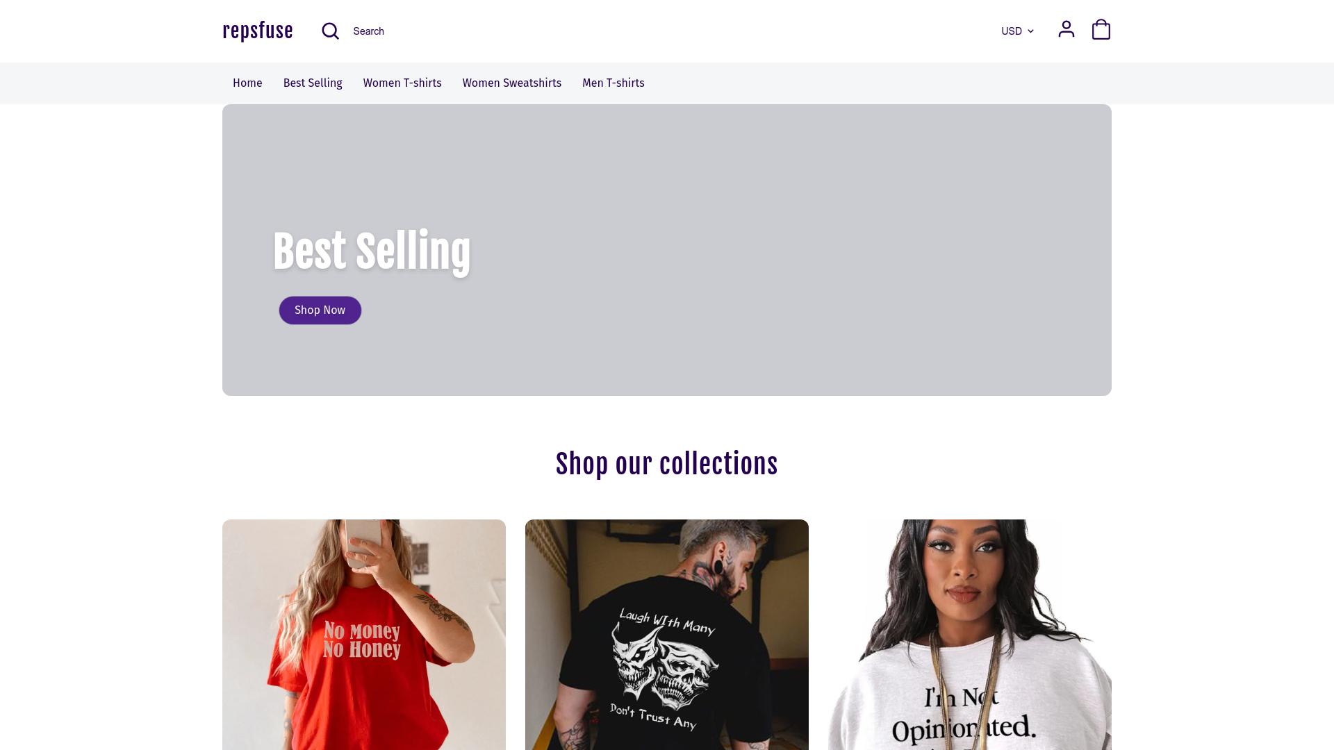 Screenshot repsfuse.com