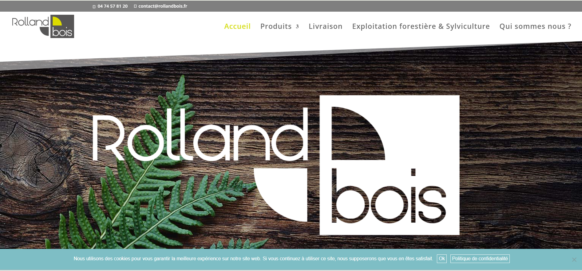 Screenshot rollandbois.com