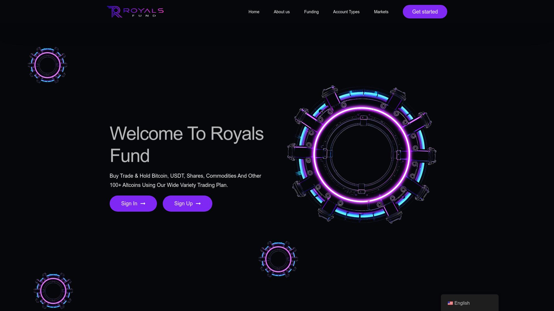 Screenshot royals-fund.io