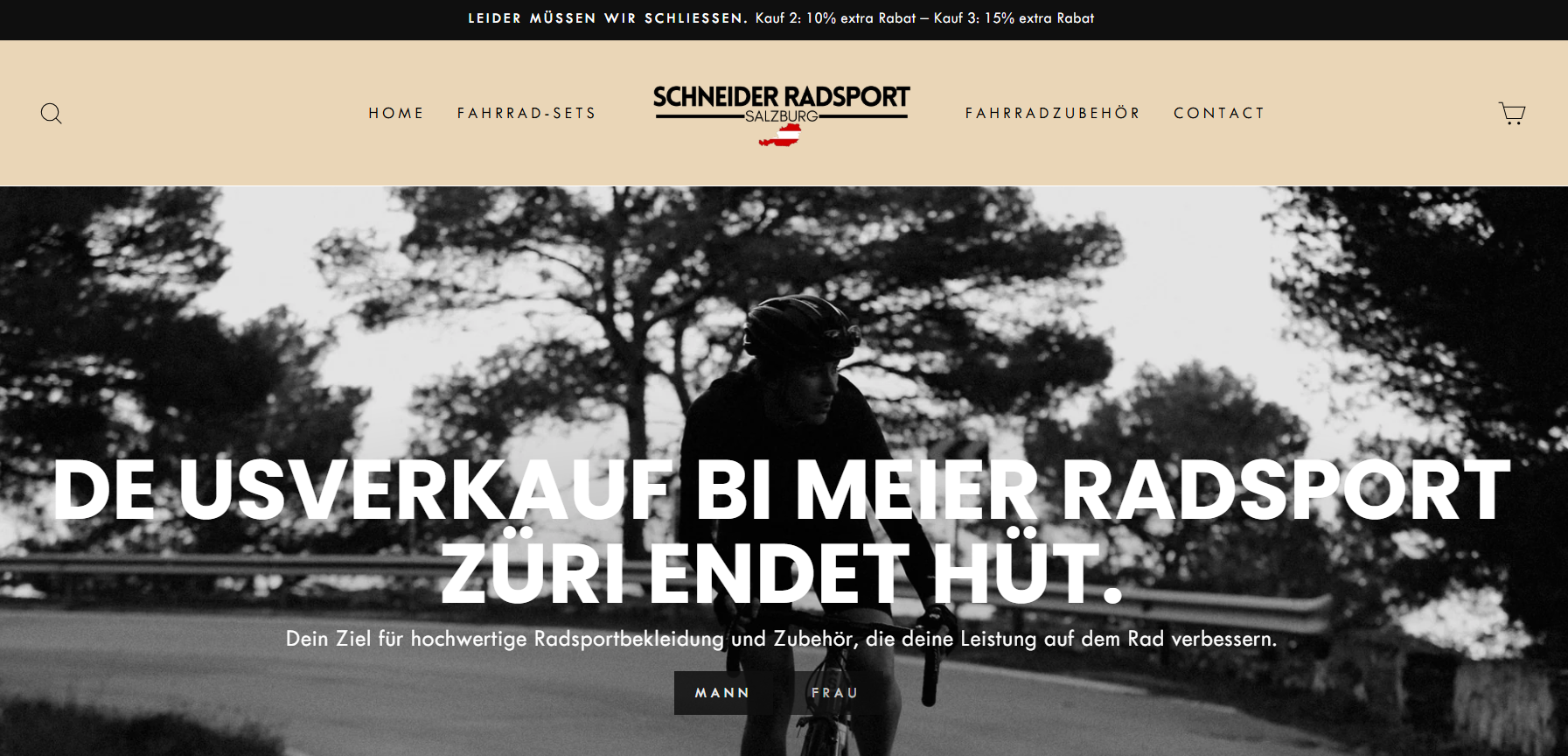Screenshot schneider-radsport.com