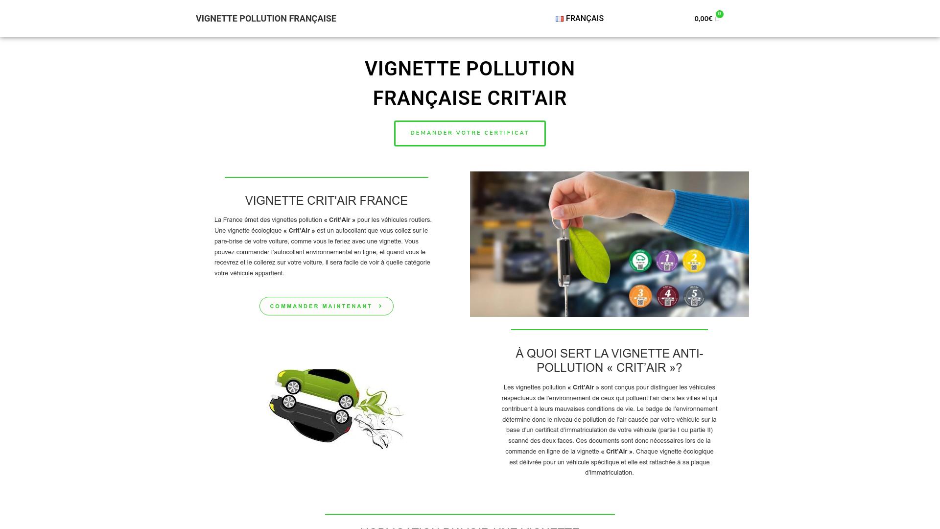 Screenshot se-vignette-france.com