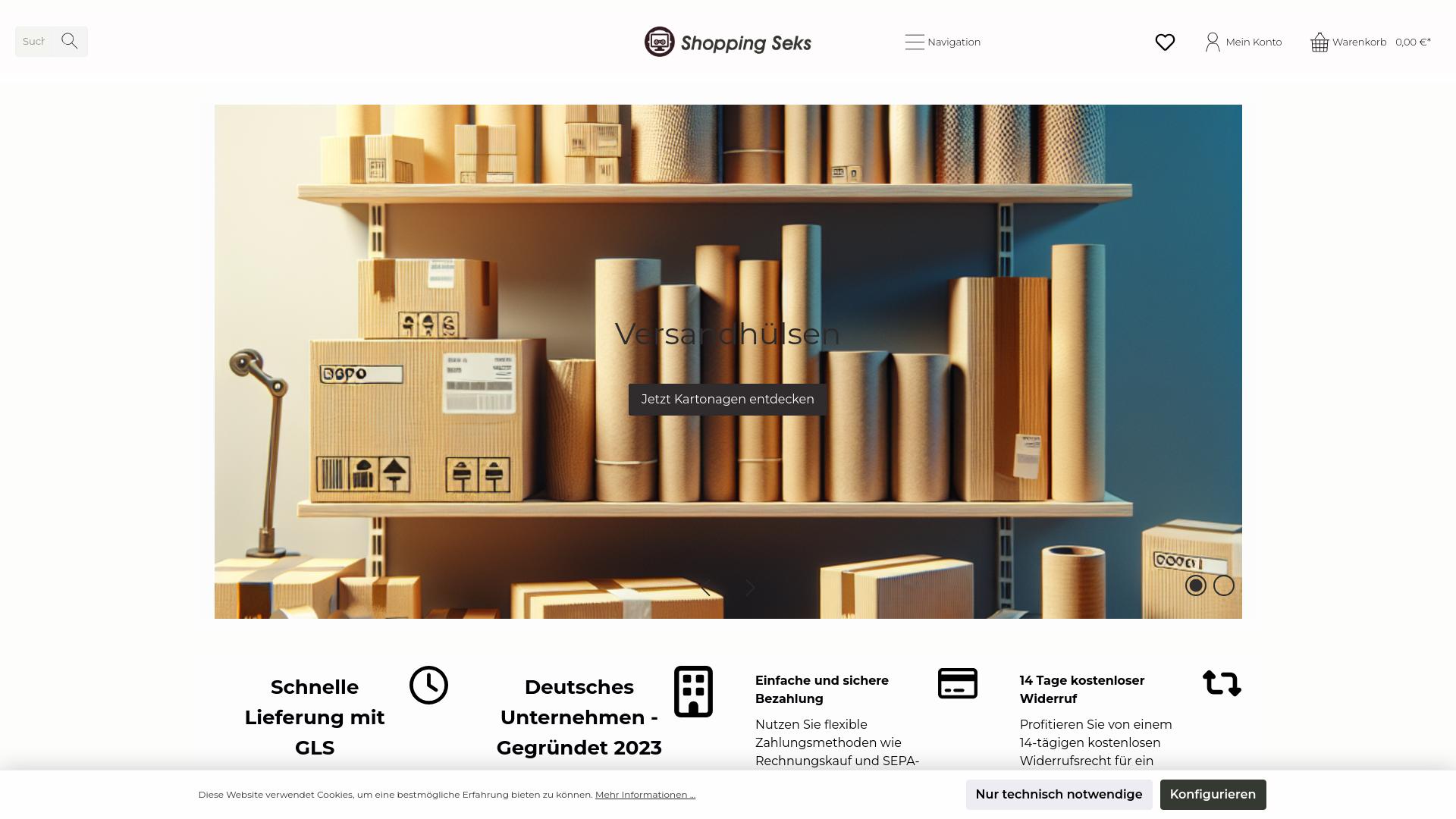 Screenshot shopping-seks.de