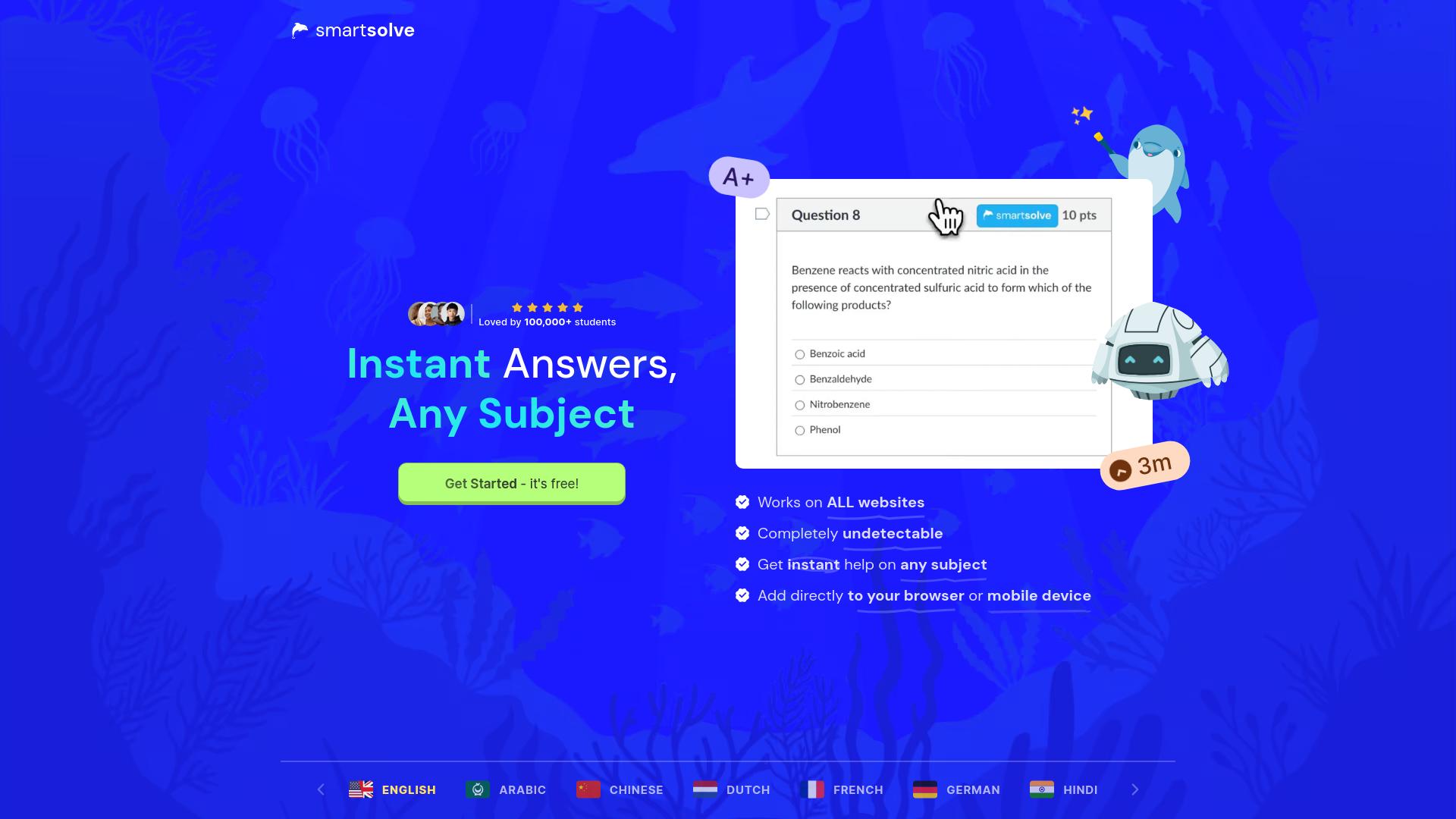 Screenshot smartsolve.ai