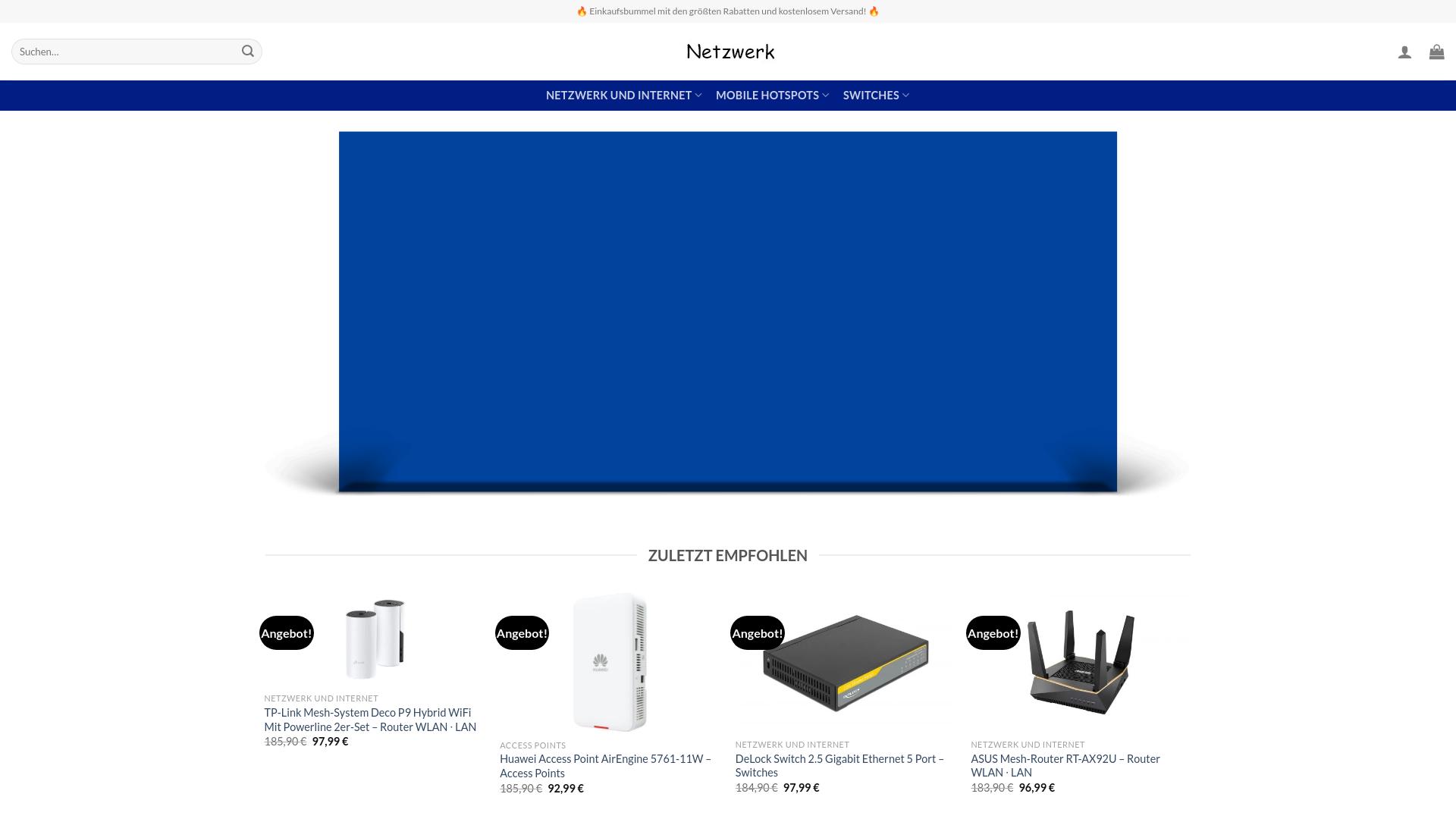 Screenshot switchesangebote.de