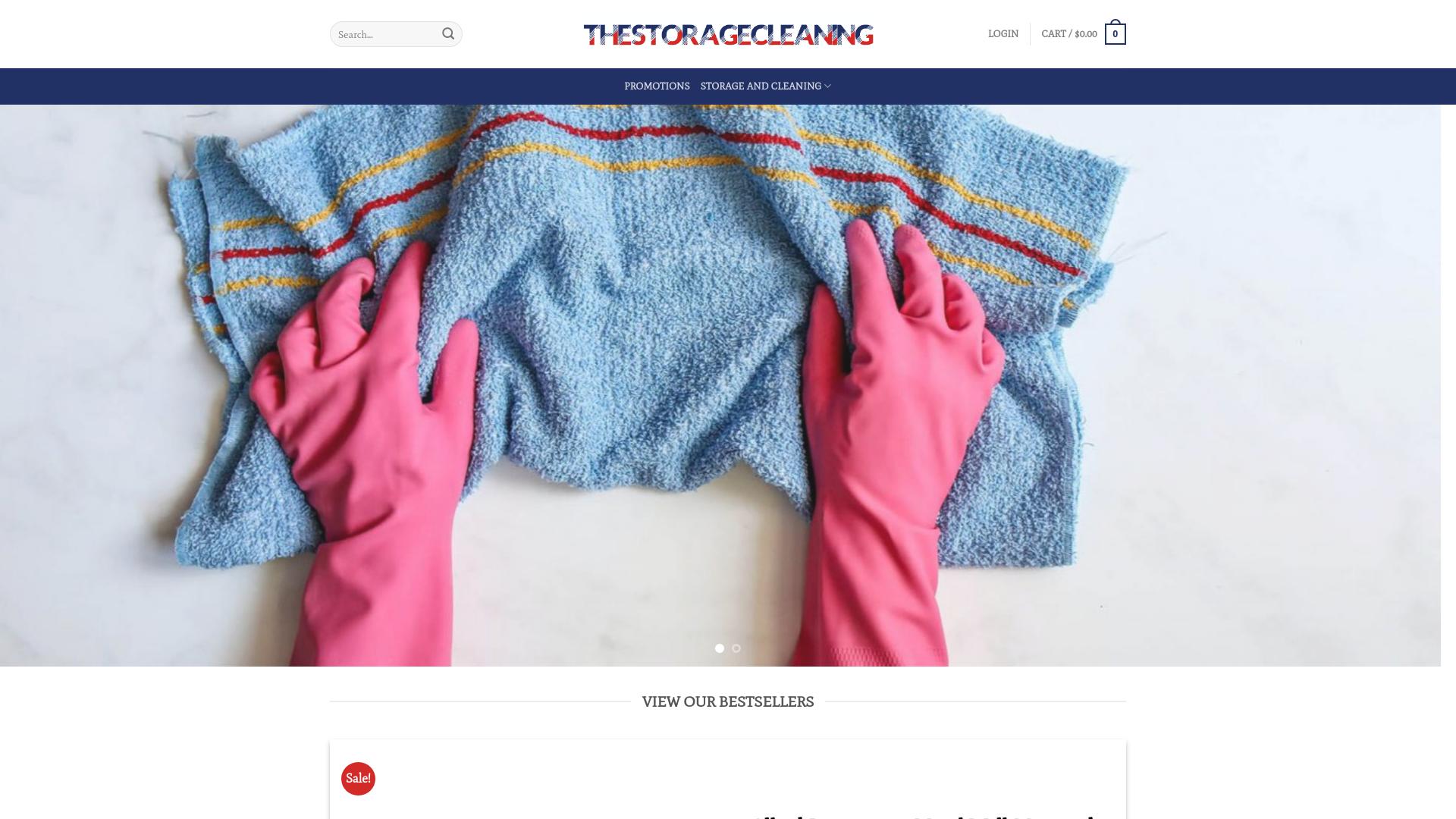 Screenshot thestoragecleaning.com