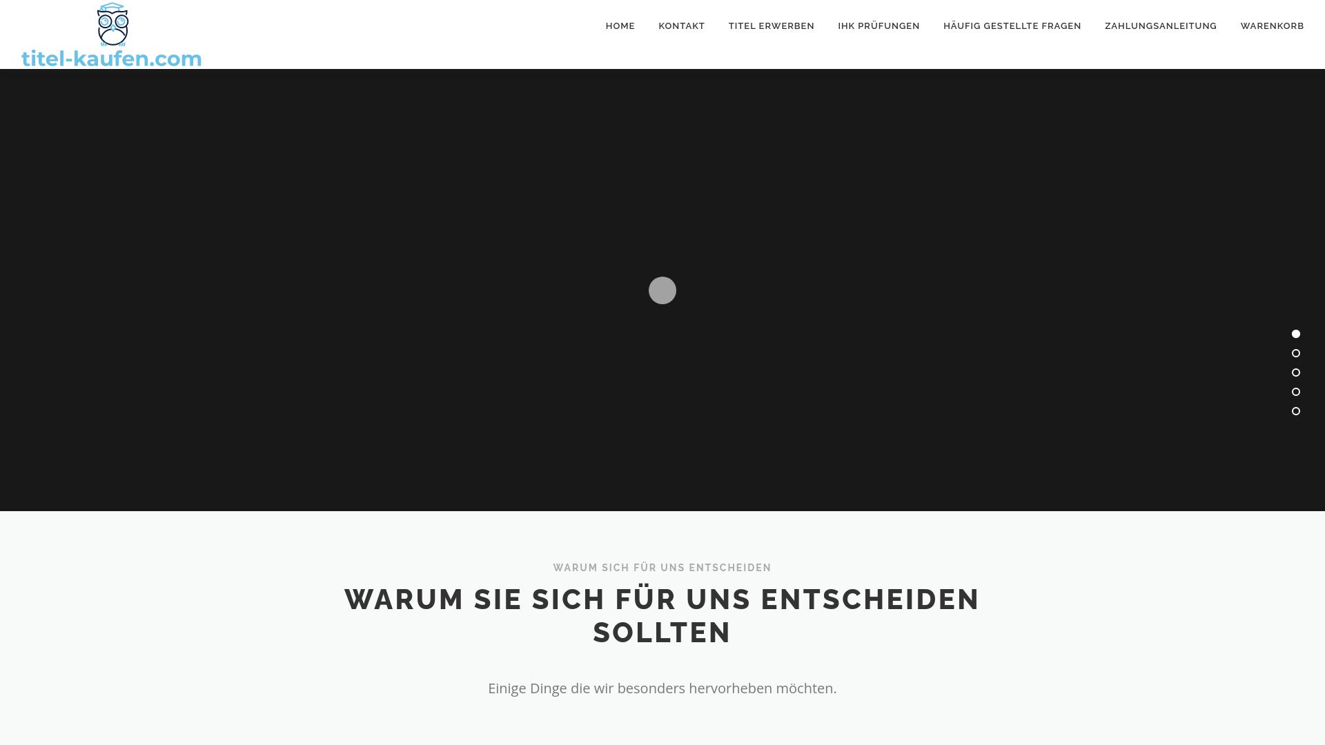 Screenshot titel-kaufen.com