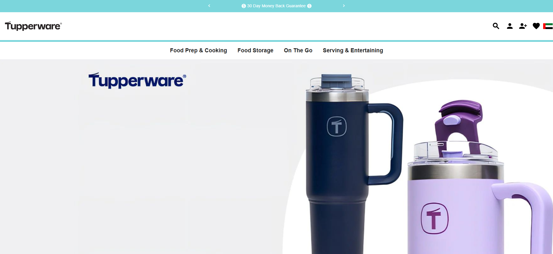 Screenshot tupperware-uaeonline.com