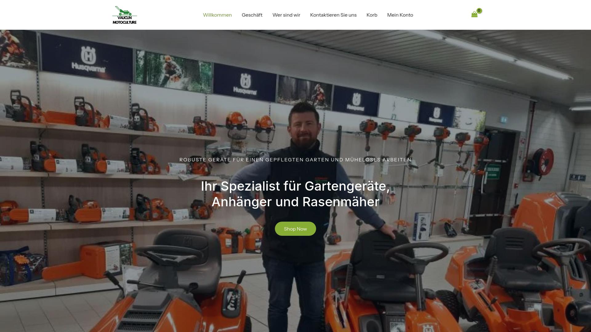 Screenshot vauclinmotoculture.de