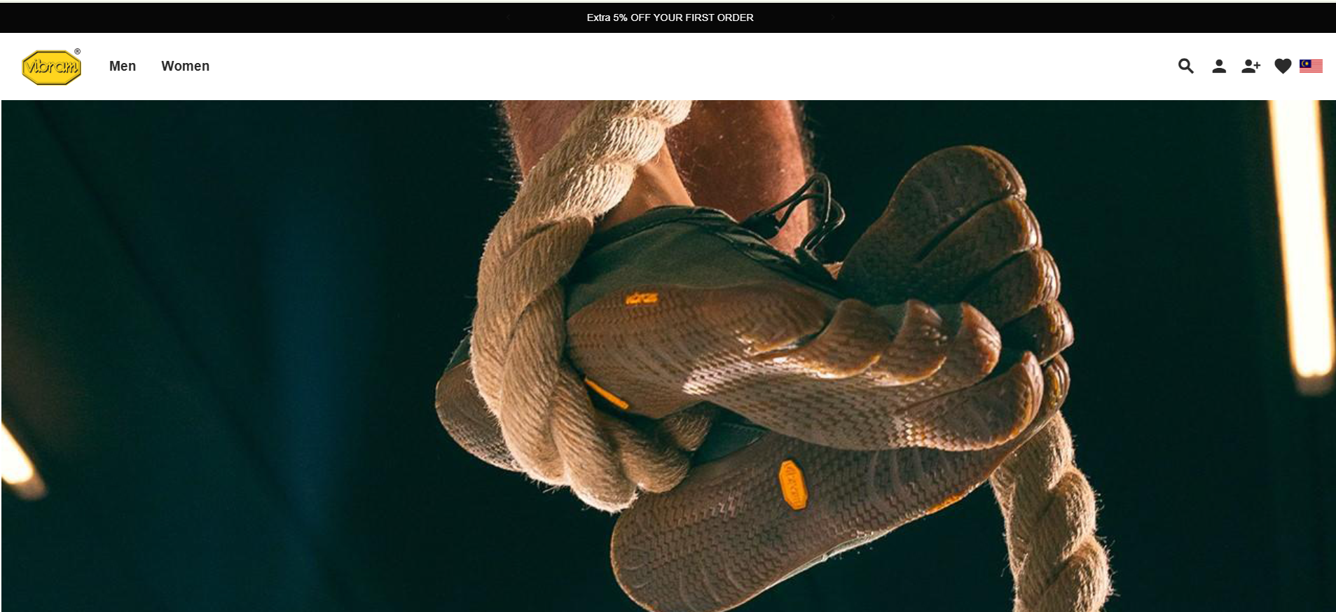Screenshot vibramshoes-my.com