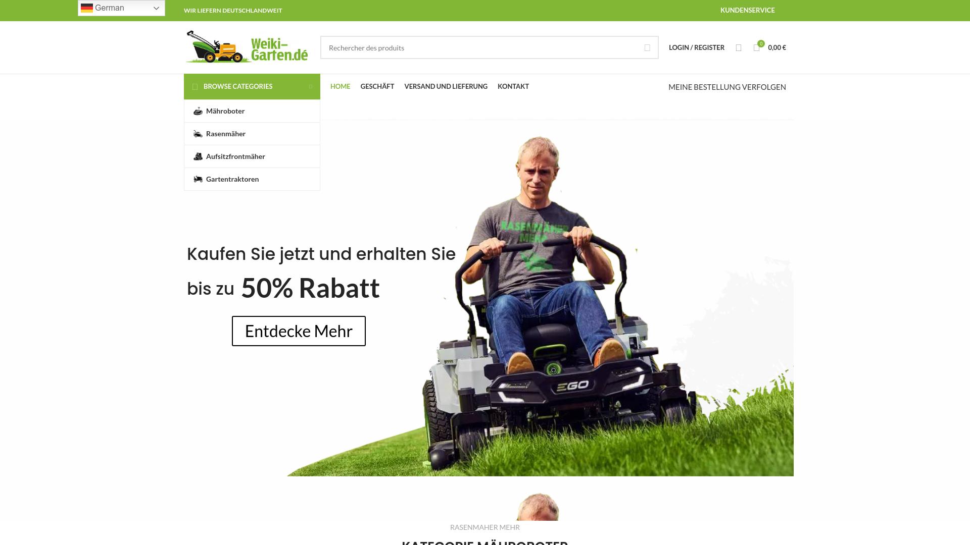 Screenshot weiki-garten.de