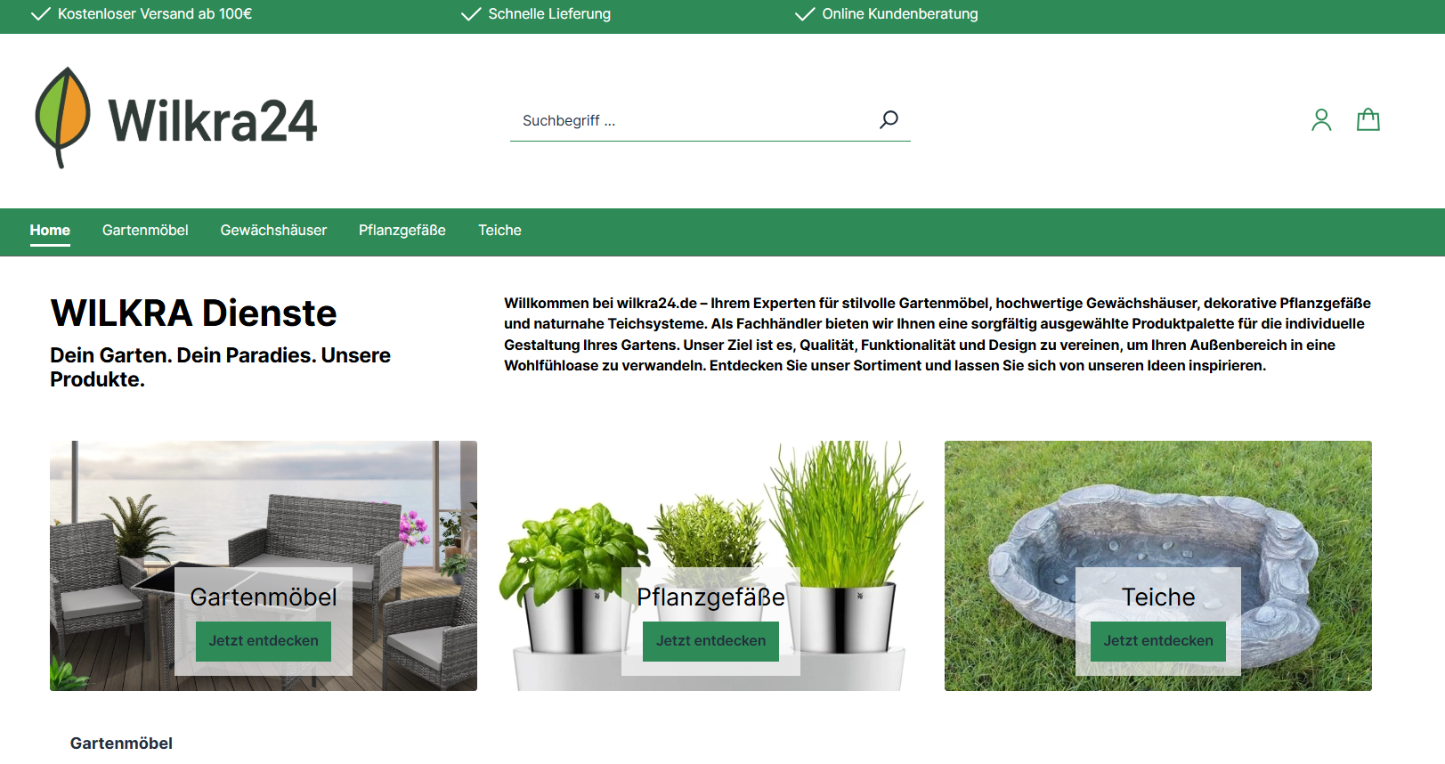 Screenshot wilkra24.de
