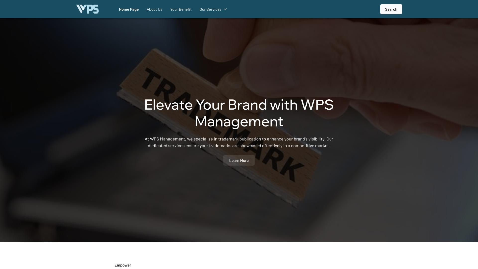 Screenshot wps-register.com