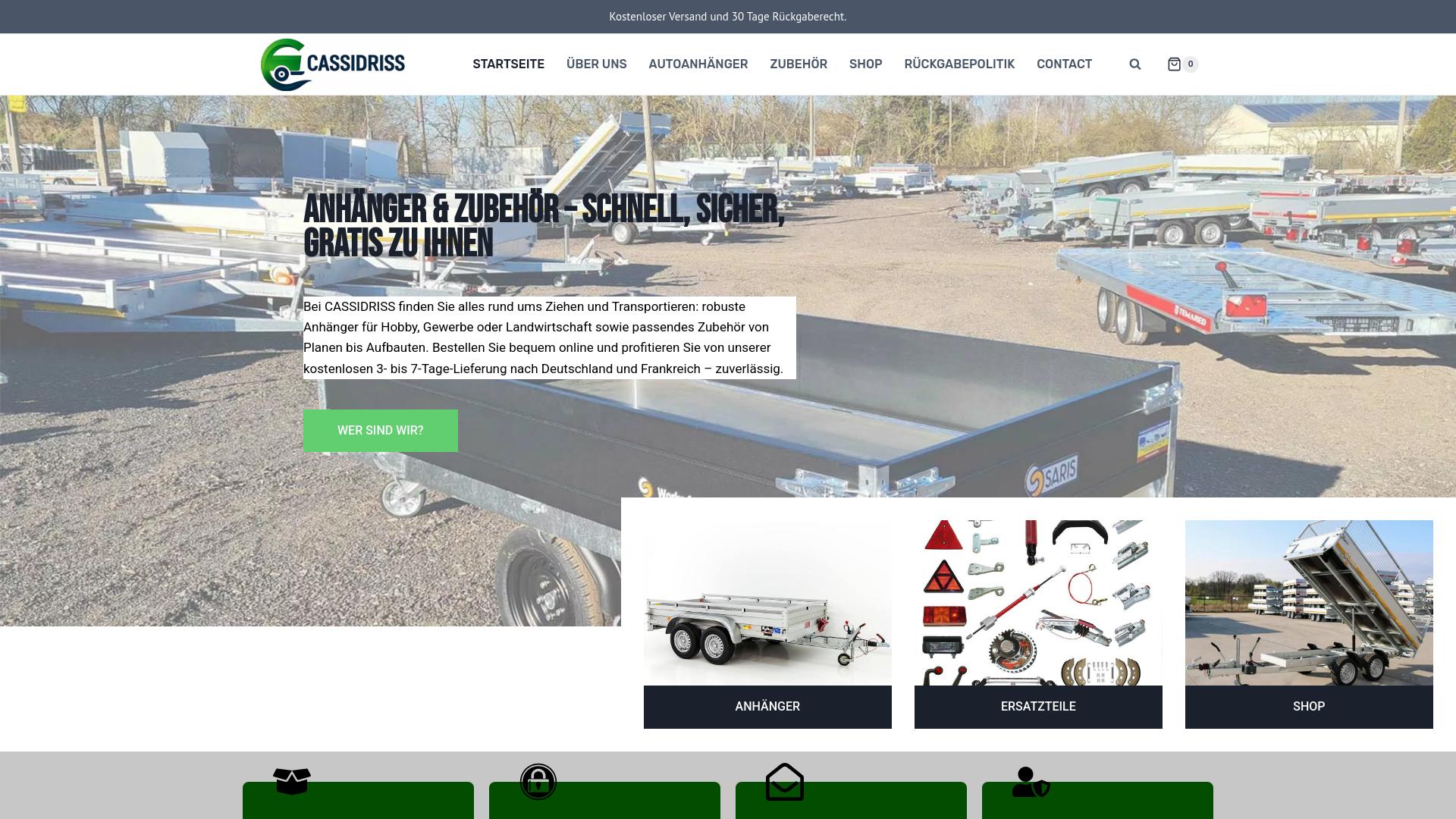 Screenshot cassidriss.com