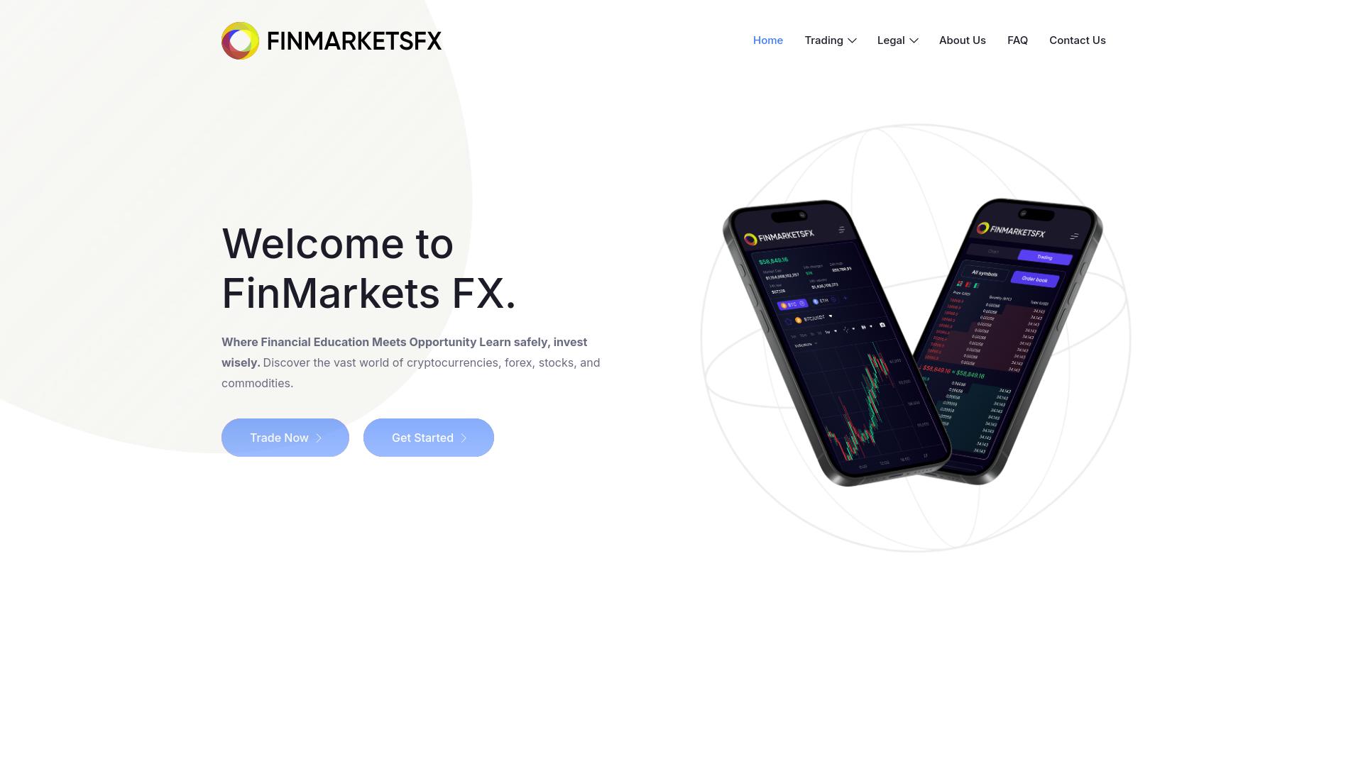 Screenshot finmarketsfx.com