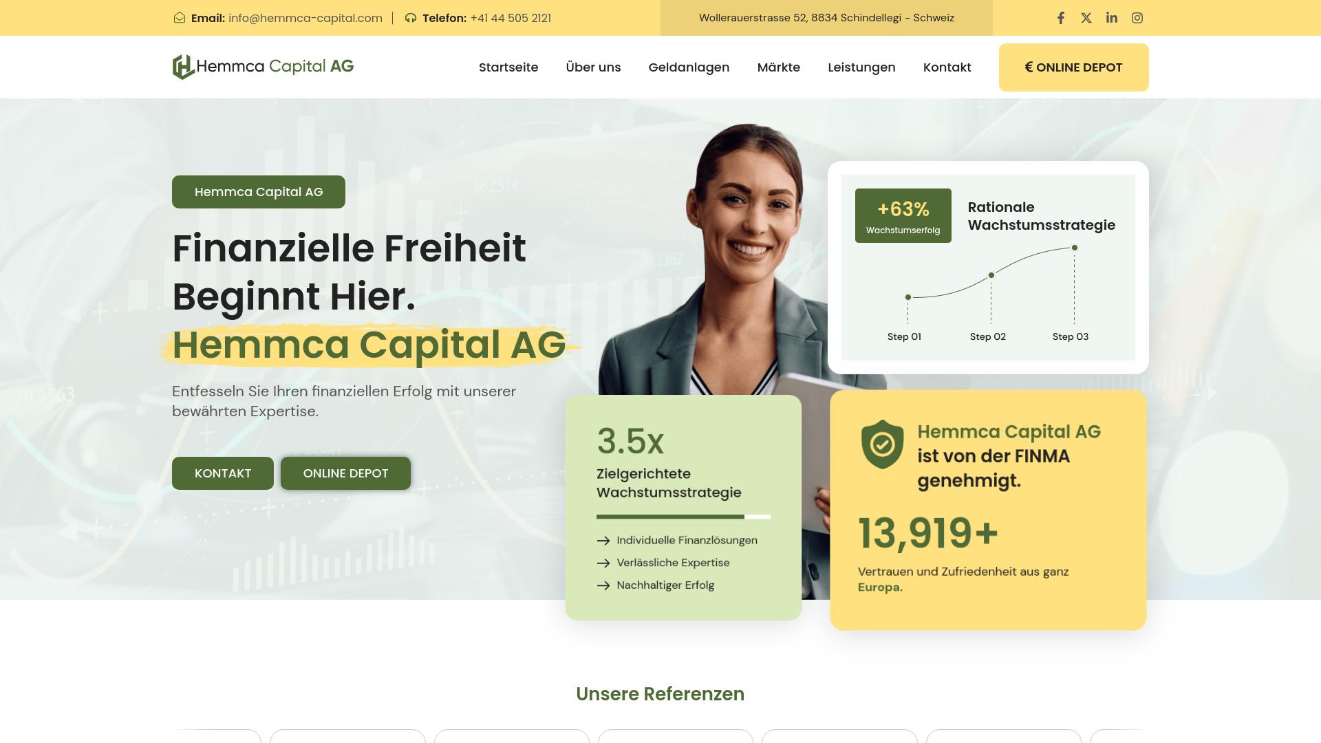Screenshot hemmca-capital.com