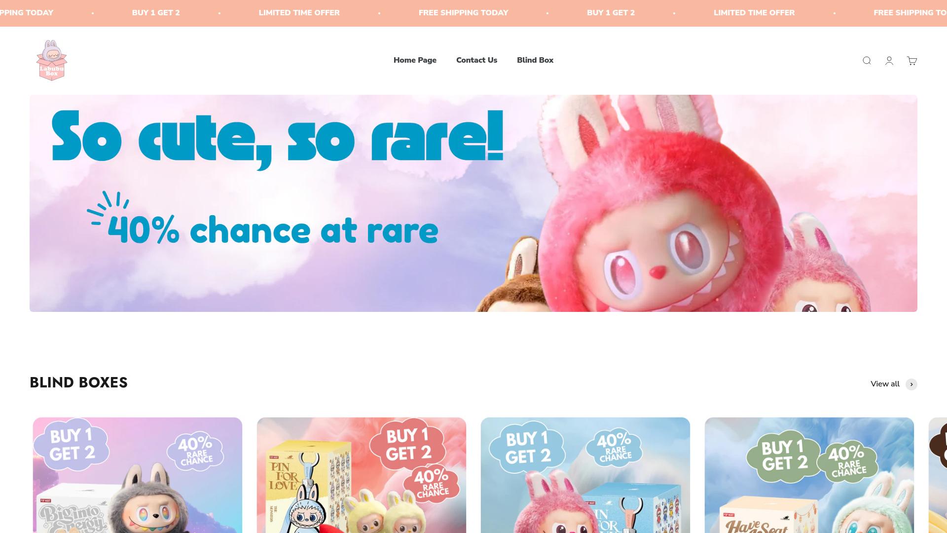 Screenshot labubu-box.com