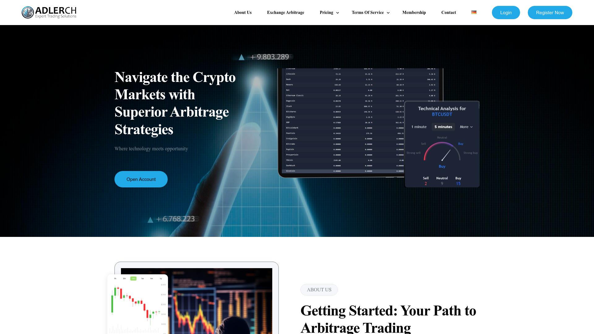 Screenshot adler-ch.com