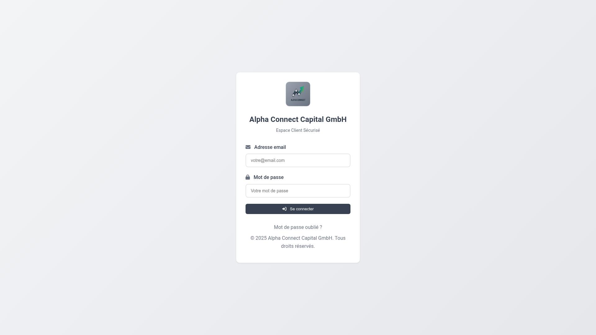 Screenshot alphaconnectcapital.com