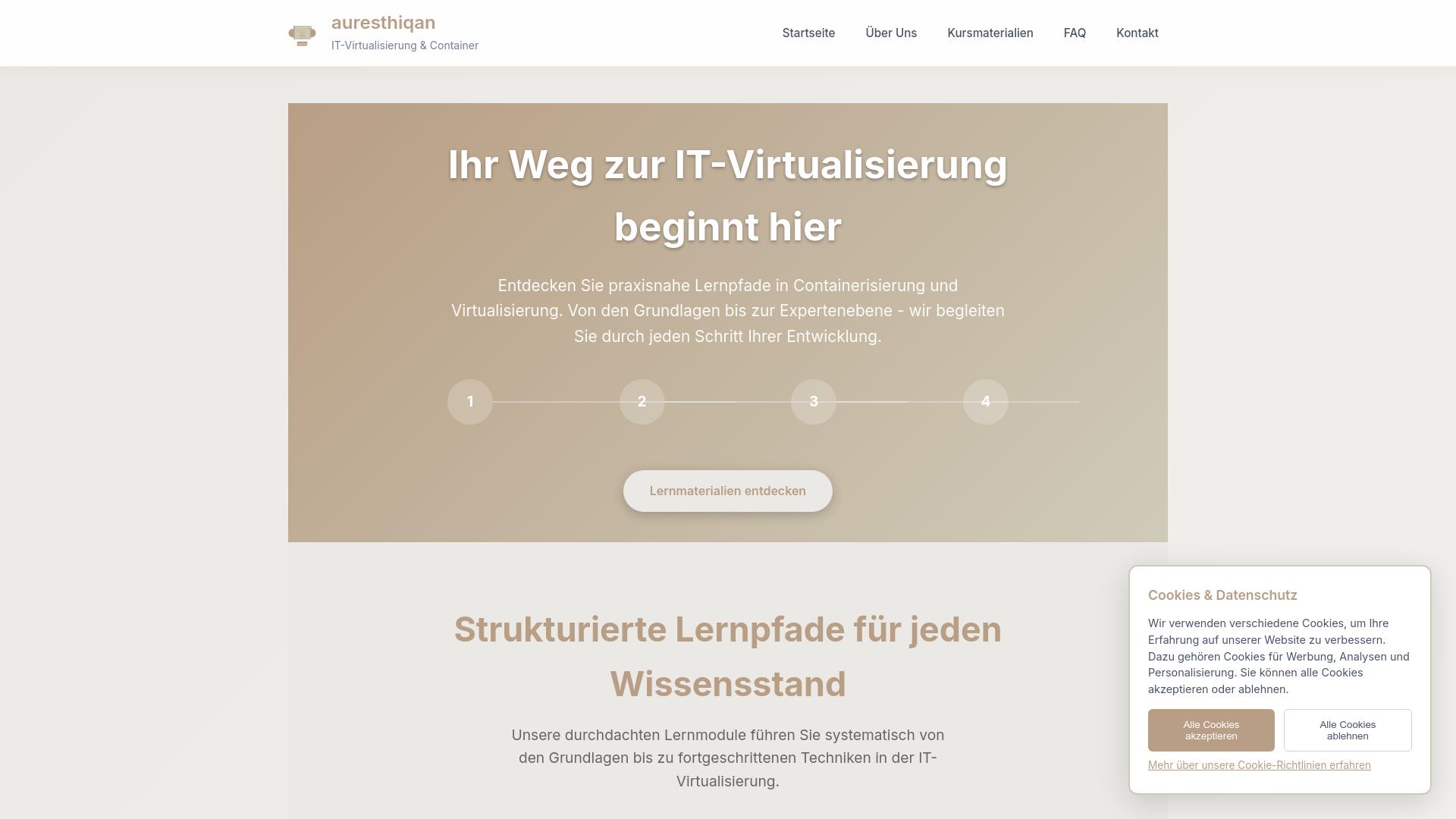 Screenshot auresthiqan.sbs