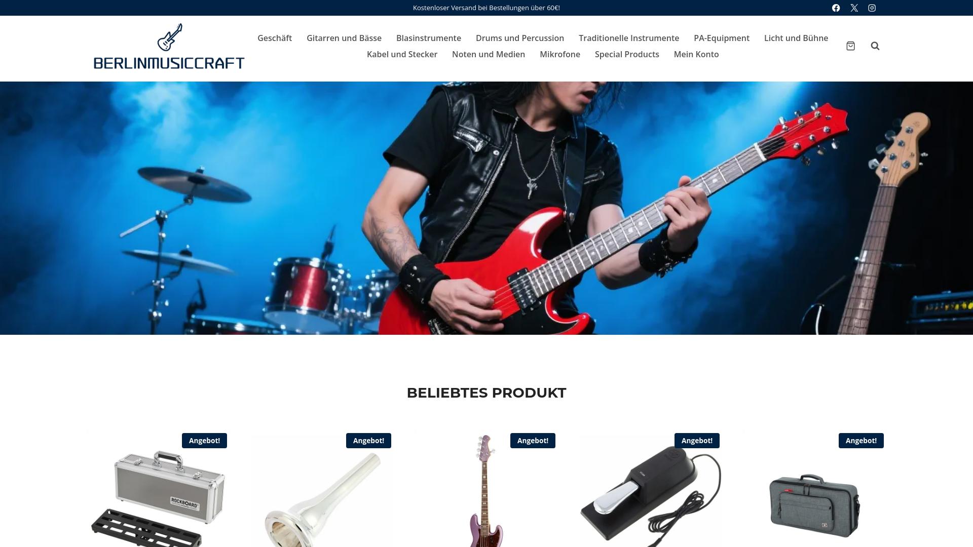 Screenshot berlinmusiccraft.com