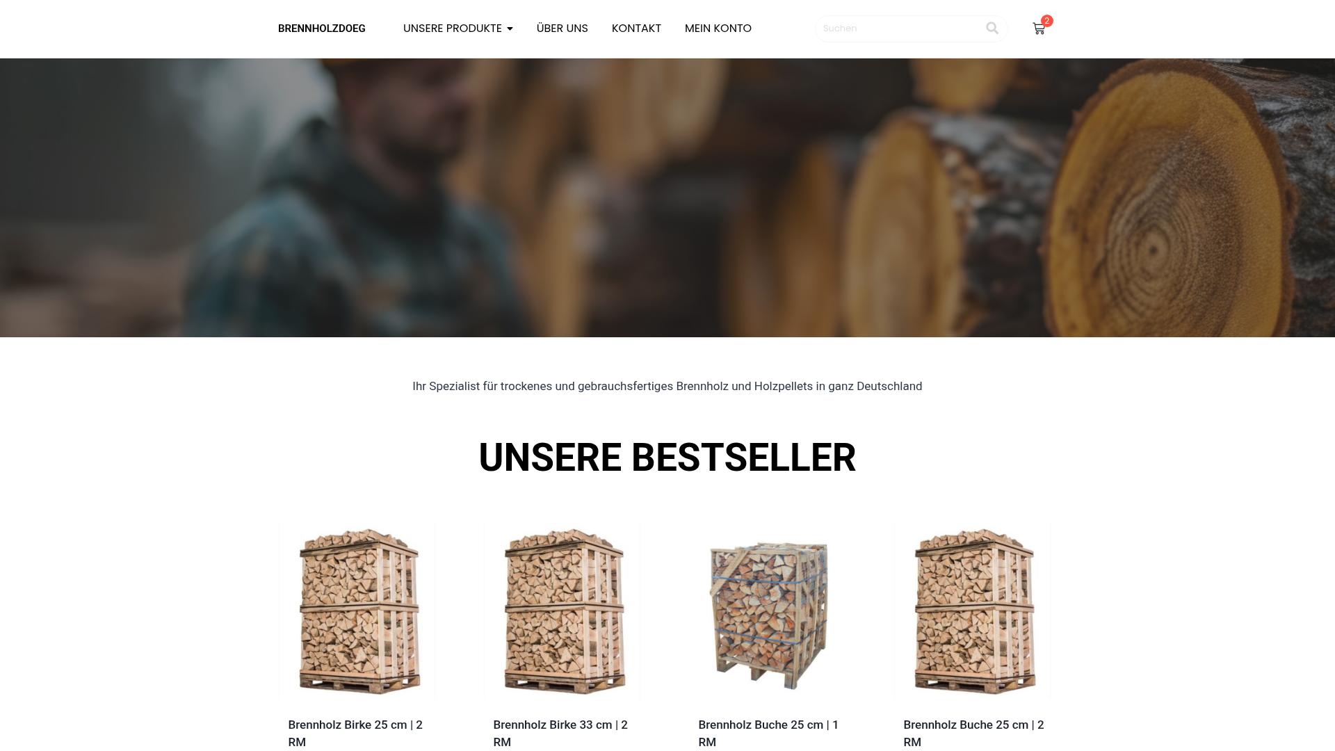 Screenshot brennholzdoeg.com