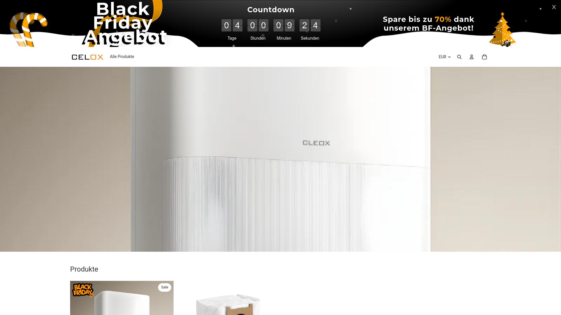 Screenshot celox-hamburg.de