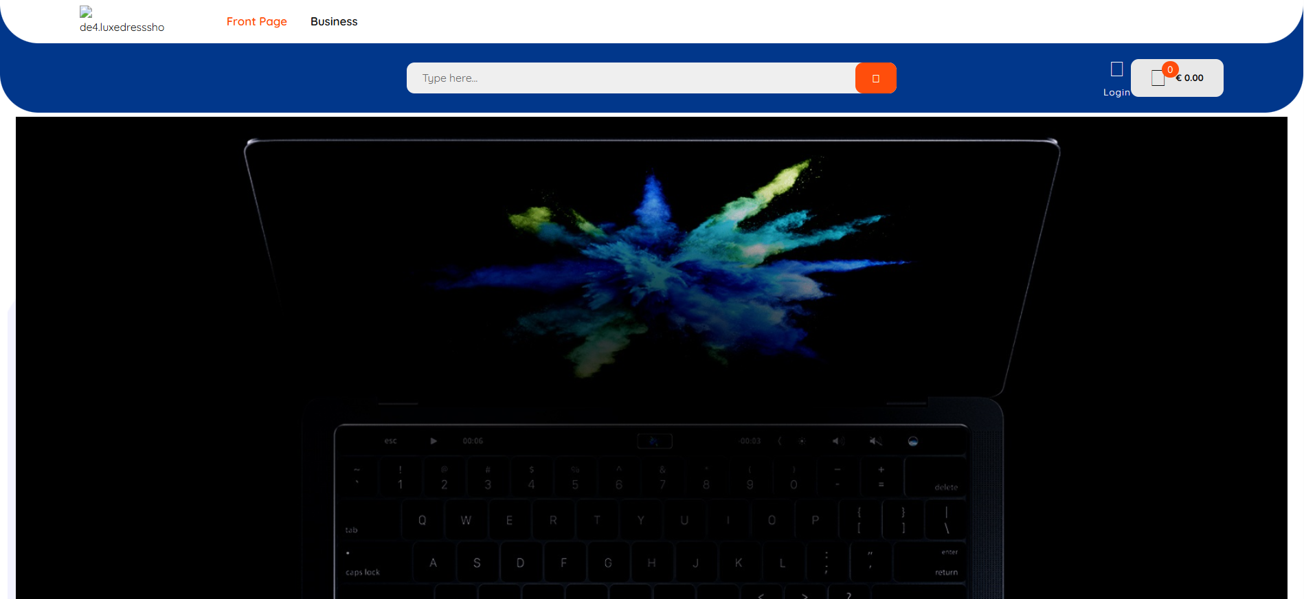 Screenshot de4.luxedressshop.com