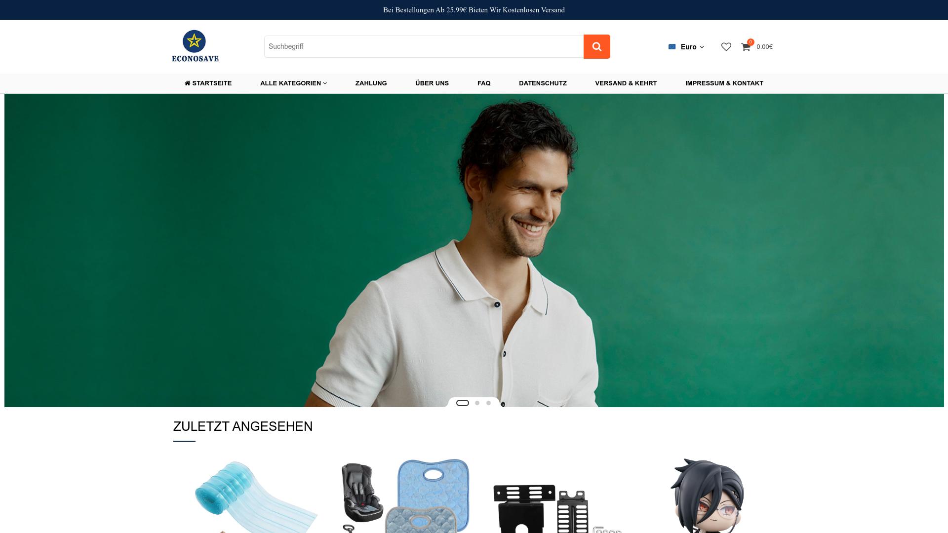 Screenshot econosavecenter.com