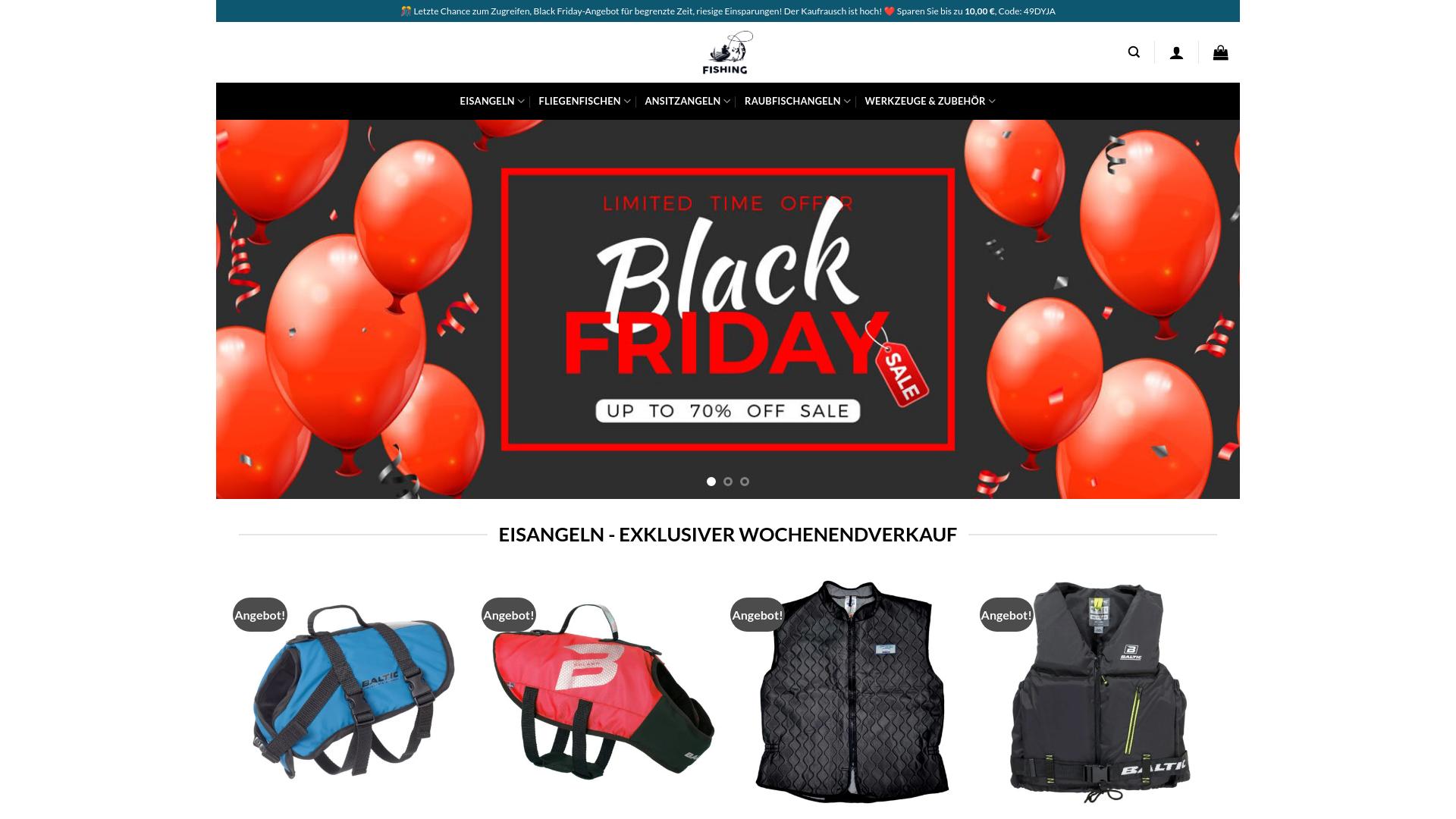 Screenshot eisangelntackle.com