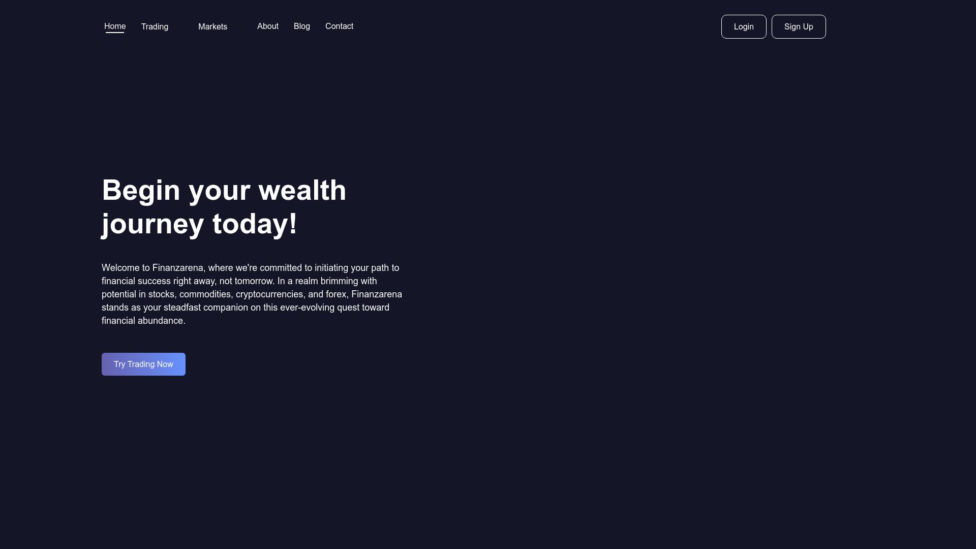 Screenshot finanzarena.pro