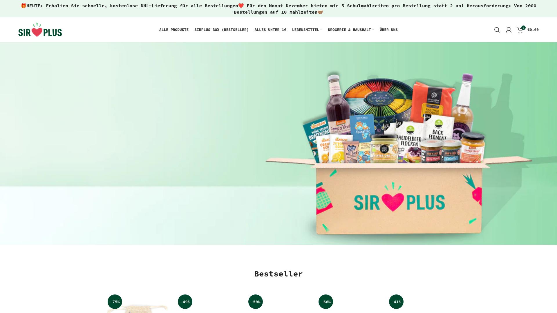 Screenshot frischdirekt.shop