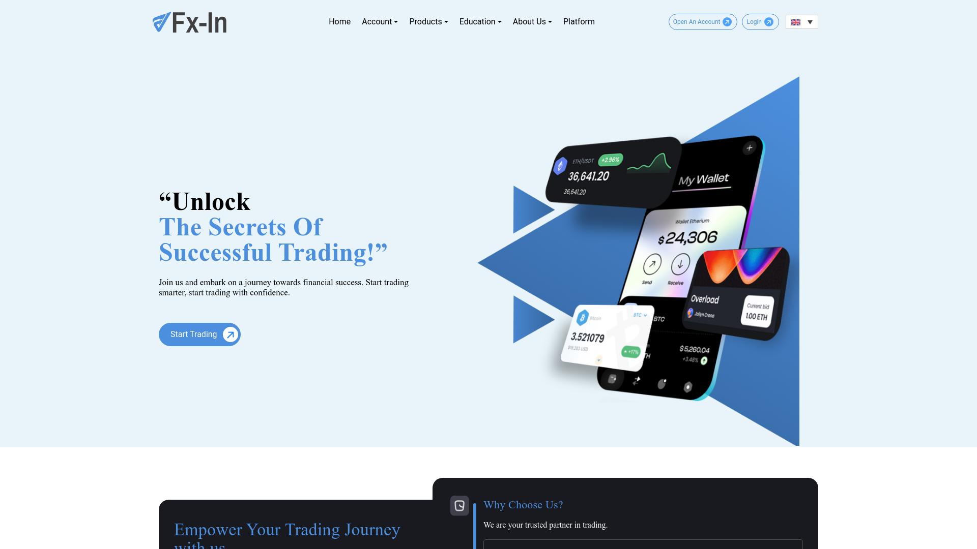 Screenshot fx-ln.com