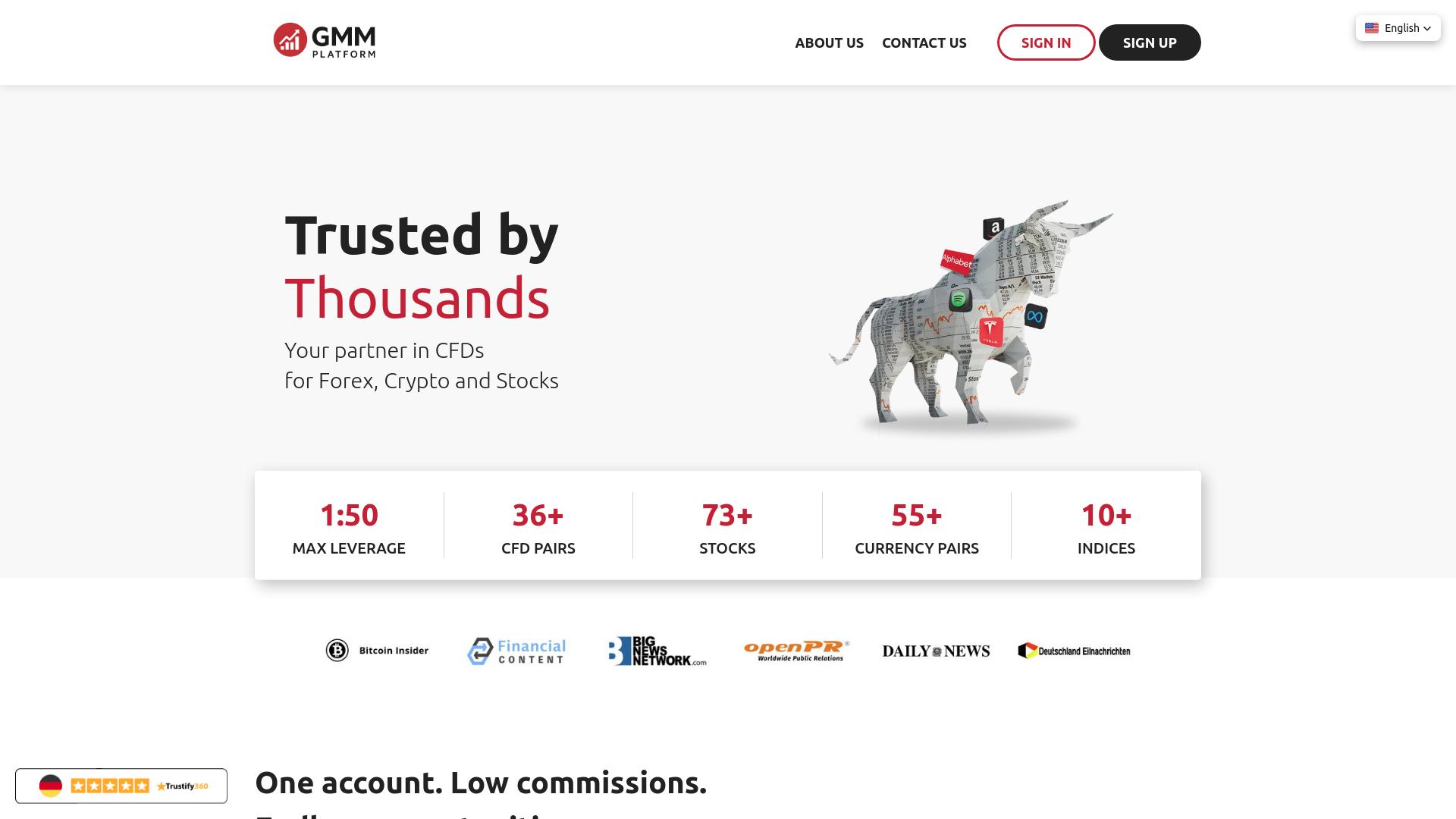 Screenshot gmmplatform.co