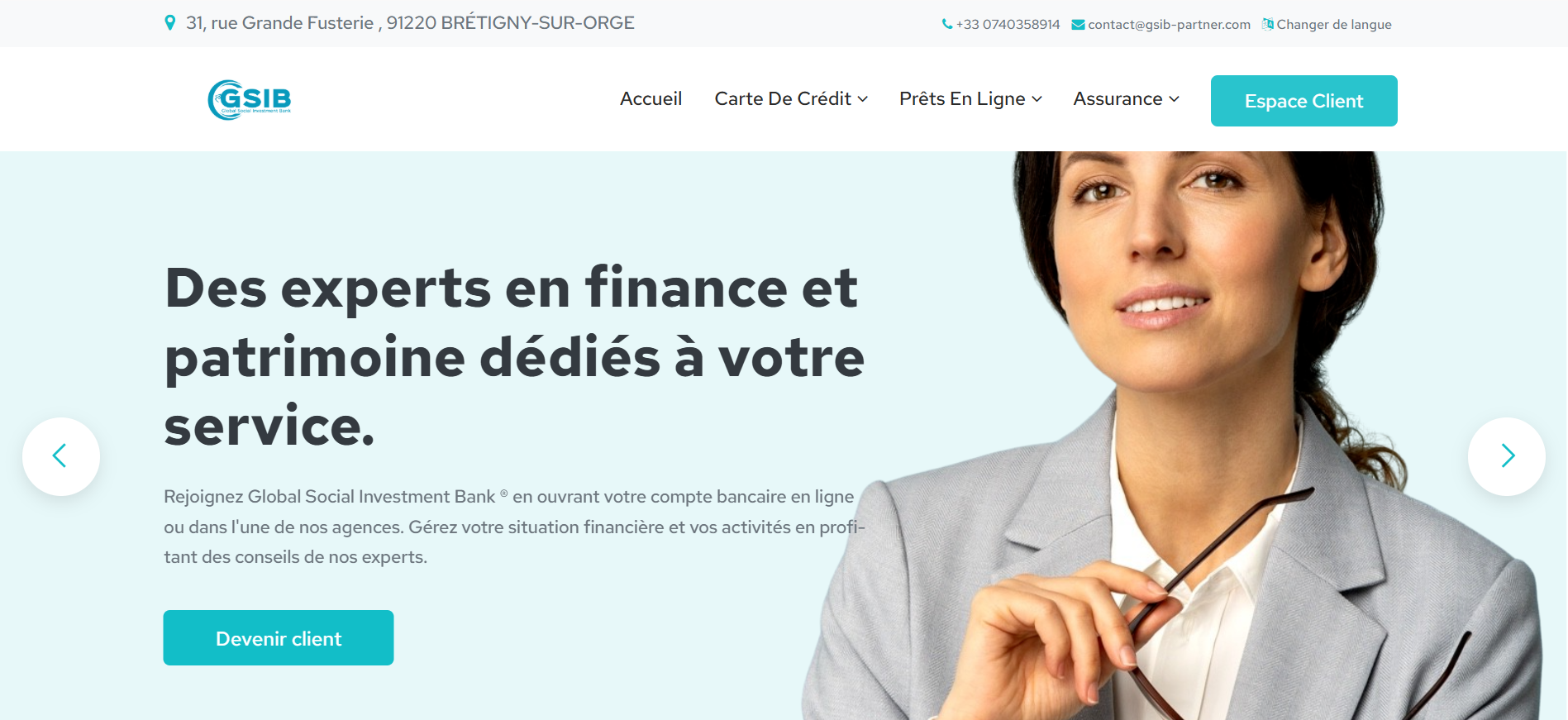 Screenshot gsib-partner.com