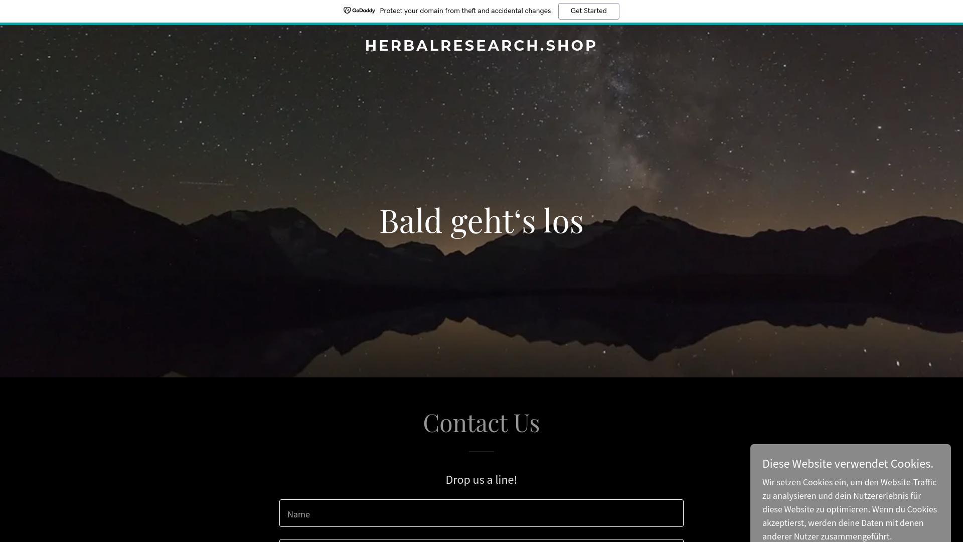 Screenshot herbalresearch.shop